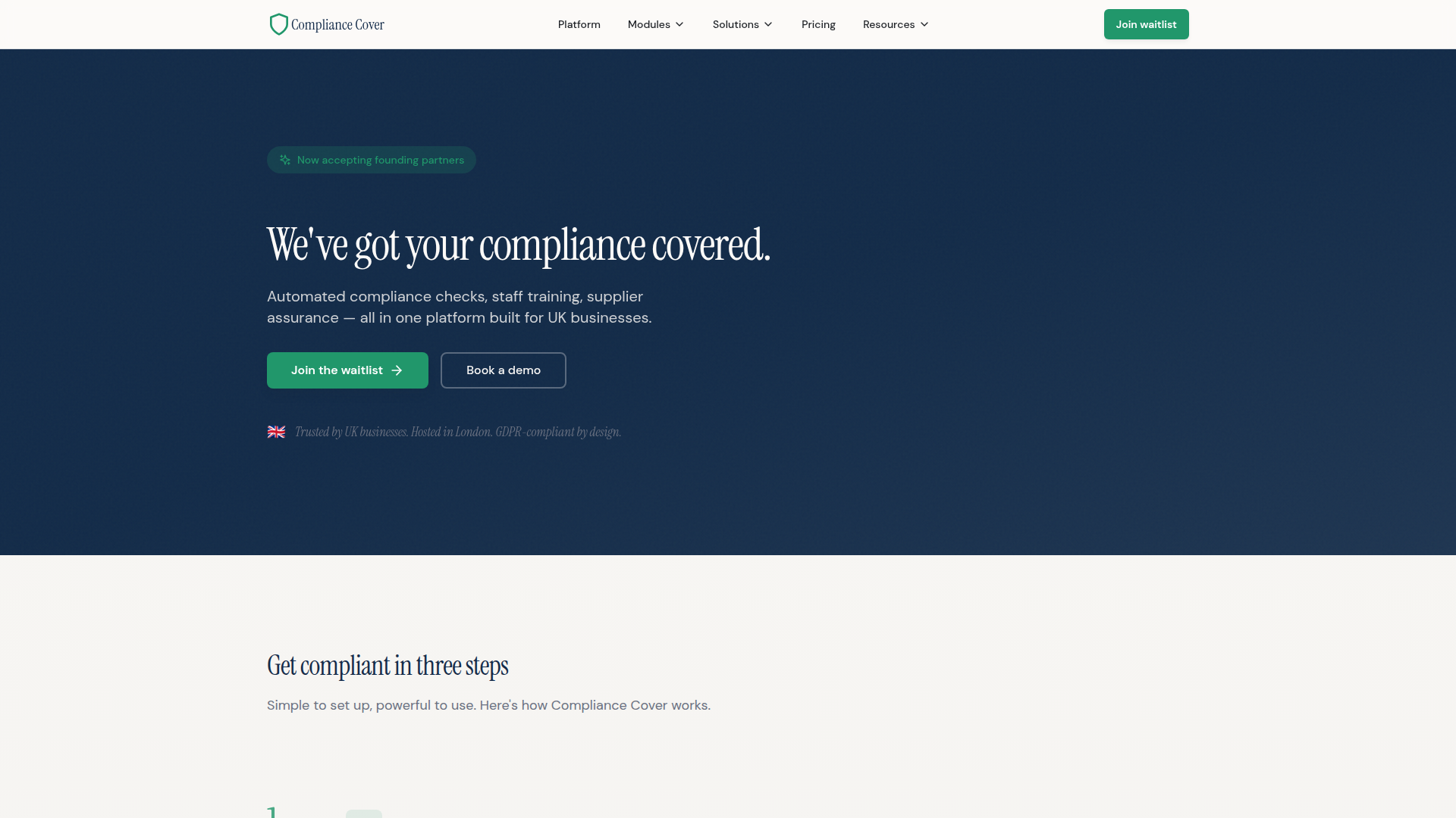 ComplianceCover screenshot